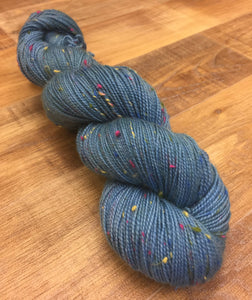 Superwash Merino Coloured Donegal Nep Sock Yarn, 100g/3.5oz, Wild Atlantic Way