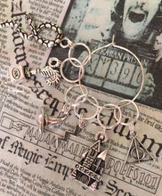 Load image into Gallery viewer, Set of 6 Wizarding Stitch Markers
