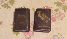 Load image into Gallery viewer, Miniature Book Charm Stitch Marker, Emily Bronte Inspired
