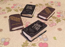 Load image into Gallery viewer, Miniature Book Charm Stitch Marker, Emily Bronte Inspired
