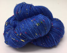 Load image into Gallery viewer, Superwash Merino Coloured Donegal Nep Sock Yarn, 100g/3.5oz, Electric Chapel
