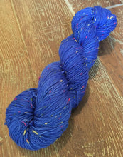 Load image into Gallery viewer, Superwash Merino Coloured Donegal Nep Sock Yarn, 100g/3.5oz, Electric Chapel
