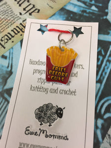 Fries Before Guys Stitch Marker