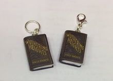 Load image into Gallery viewer, Miniature Book Charm Stitch Marker, Emily Bronte Inspired
