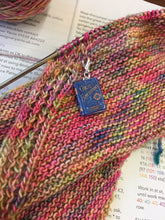Load image into Gallery viewer, Miniature Book Charm Stitch Marker, Great Expectations, Charles Dickens inspired
