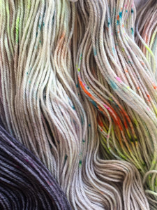 Superwash Merino Nylon Sock Yarn, 100g/3.5oz, Death by Matrimony