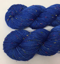 Load image into Gallery viewer, Superwash Merino Coloured Donegal Nep Sock Yarn, 100g/3.5oz, Electric Chapel
