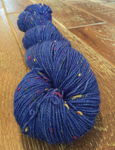 Load image into Gallery viewer, Superwash Merino Coloured Donegal Nep Sock Yarn, 100g/3.5oz, Electric Chapel
