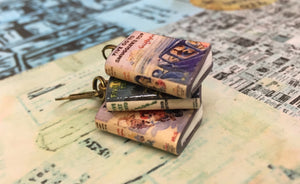 Miniature Book Charm Stitch Marker, Famous Five, Enid Blyton inspired