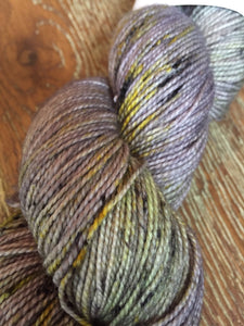 Superwash Merino Nylon Titanium Sock Yarn, 100g/3.5oz, Merlin's Beard