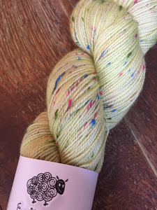 Superwash Merino Coloured Donegal Nep Sock Yarn, 100g/3.5oz, Dinner At Eight