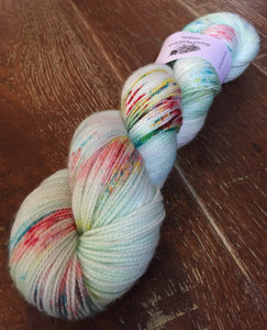 Superwash Merino Nylon Titanium Sock Yarn, 100g/3.5oz, Turn Up The Radio