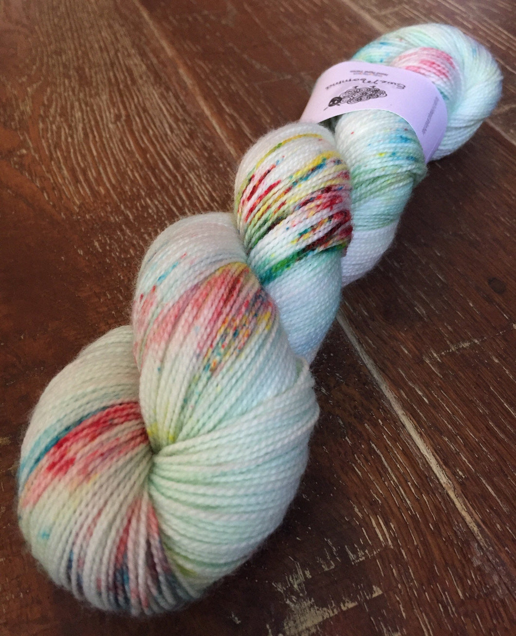 Superwash Merino Nylon Titanium Sock Yarn, 100g/3.5oz, Turn Up The Radio