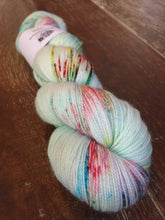 Load image into Gallery viewer, Superwash Merino Nylon Titanium Sock Yarn, 100g/3.5oz, Turn Up The Radio
