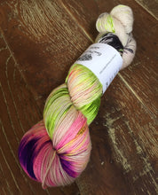 Load image into Gallery viewer, Superwash Merino Nylon Titanium Sock Yarn, 100g/3.5oz, Panic At The Disco
