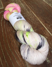 Load image into Gallery viewer, Superwash Merino Nylon Titanium Sock Yarn, 100g/3.5oz, Panic At The Disco
