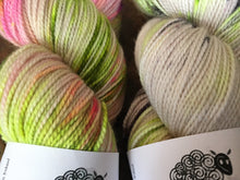 Load image into Gallery viewer, Superwash Merino Nylon Titanium Sock Yarn, 100g/3.5oz, Panic At The Disco
