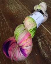 Load image into Gallery viewer, Superwash Merino Nylon Titanium Sock Yarn, 100g/3.5oz, Panic At The Disco
