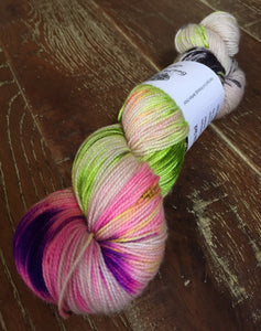 Superwash Merino Nylon Titanium Sock Yarn, 100g/3.5oz, Panic At The Disco