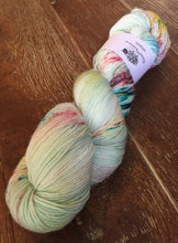 Load image into Gallery viewer, Superwash Merino Nylon Platinum Sock Yarn, 100g/3.5oz, Turn Up The Radio
