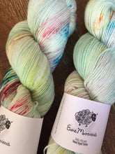 Load image into Gallery viewer, Superwash Merino Nylon Platinum Sock Yarn, 100g/3.5oz, Turn Up The Radio
