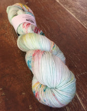 Load image into Gallery viewer, Superwash Merino Nylon Platinum Sock Yarn, 100g/3.5oz, Turn Up The Radio
