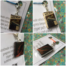 Load image into Gallery viewer, Miniature Book Charm, Hercule Poirot, Agatha Christie inspired
