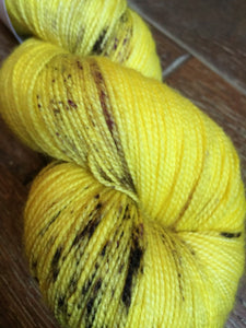 Superwash Merino Nylon Titanium Sock Yarn, 100g/3.5oz, Bananadrama