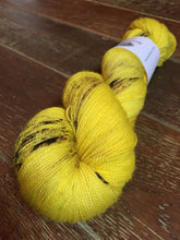 Load image into Gallery viewer, Superwash Merino Nylon Titanium Sock Yarn, 100g/3.5oz, Bananadrama
