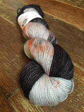 Load image into Gallery viewer, Superwash Merino Nylon Titanium Sock Yarn, 100g/3.5oz, Death By Matrimony

