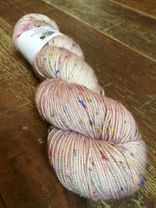 Superwash Merino Coloured Donegal Nep Sock Yarn, 100g/3.5oz, Diva