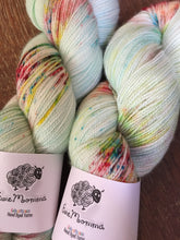 Load image into Gallery viewer, Superwash Merino Nylon Titanium Sock Yarn, 100g/3.5oz, Turn Up The Radio
