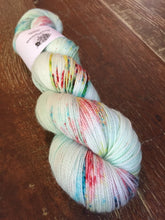 Load image into Gallery viewer, Superwash Merino Nylon Titanium Sock Yarn, 100g/3.5oz, Turn Up The Radio
