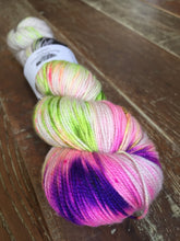 Load image into Gallery viewer, Superwash Merino Nylon Titanium Sock Yarn, 100g/3.5oz, Panic At The Disco
