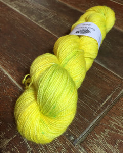 Superwash Merino Nylon Titanium Sock Yarn, 100g/3.5oz, Toxic