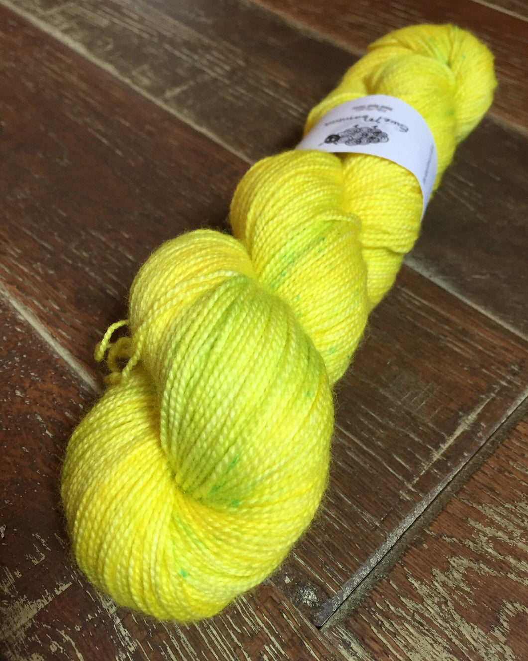 Superwash Merino Nylon Titanium Sock Yarn, 100g/3.5oz, Toxic