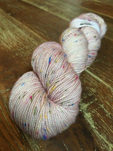 Superwash Merino Coloured Donegal Nep Sock Yarn, 100g/3.5oz, Diva