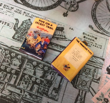 Load image into Gallery viewer, Miniature Book Charm Stitch Marker, Famous Five, Enid Blyton inspired
