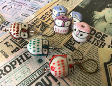 Load image into Gallery viewer, Ceramic Owl Stitch Marker

