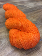 Load image into Gallery viewer, Superwash Merino Nylon Sparkle Sock Yarn, 100g/3.5oz, Tonal/Semi-Solid, Orange Colored Sky

