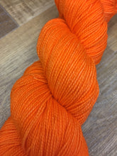 Load image into Gallery viewer, Superwash Merino Nylon Sparkle Sock Yarn, 100g/3.5oz, Tonal/Semi-Solid, Orange Colored Sky
