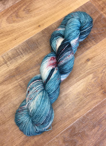 Superwash Merino Single Ply Fingering Yarn, 100g/3.5oz, Don't Stop, Let's Party