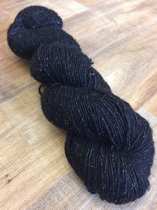 Superwash Merino Sparkle Single Ply Fingering Yarn, 100g/3.5oz, Have You Seen This Wizard