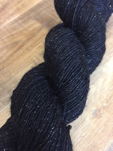Superwash Merino Sparkle Single Ply Fingering Yarn, 100g/3.5oz, Have You Seen This Wizard