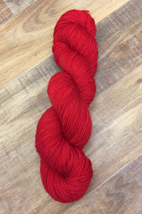 Superwash Bluefaced Leicester Nylon Ultimate Sock Yarn, 100g/3.5oz, Semi Solid, Bloody Mary