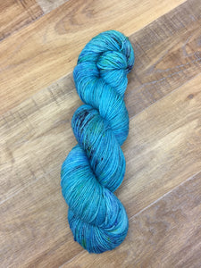 Superwash Merino Nylon Titanium Sock Yarn, 100g/3.5oz, Beyond The Irish Sea
