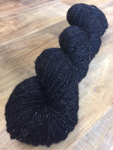 Superwash Merino Sparkle Single Ply Fingering Yarn, 100g/3.5oz, Have You Seen This Wizard