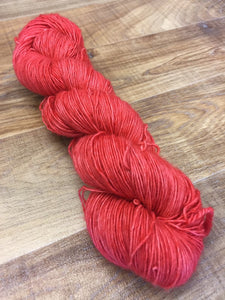 Superwash Merino Single Ply Fingering Yarn, 100g/3.5oz, Semi Solid, Neneh