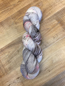 Superwash Merino Nylon Titanium Sock Yarn, 100g/3.5oz, Rita