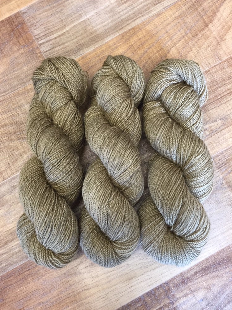 Non Superwash, No Nylon Corriedale Sock Yarn, 100g/3.5oz, Sudge